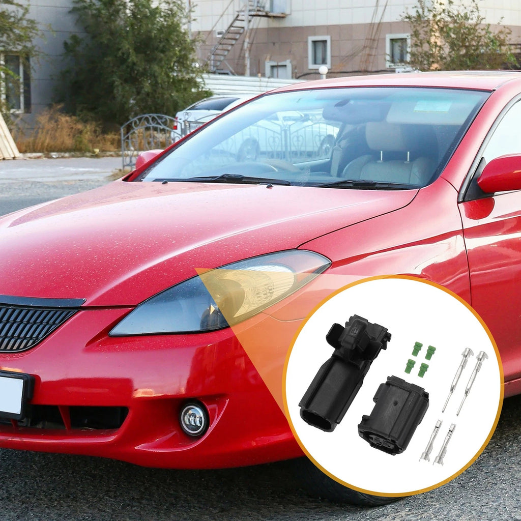 ABS Wheel Speed Sensor Connector Plug 2 Pin for Toyota Plastic (1 Set 2005–2015)