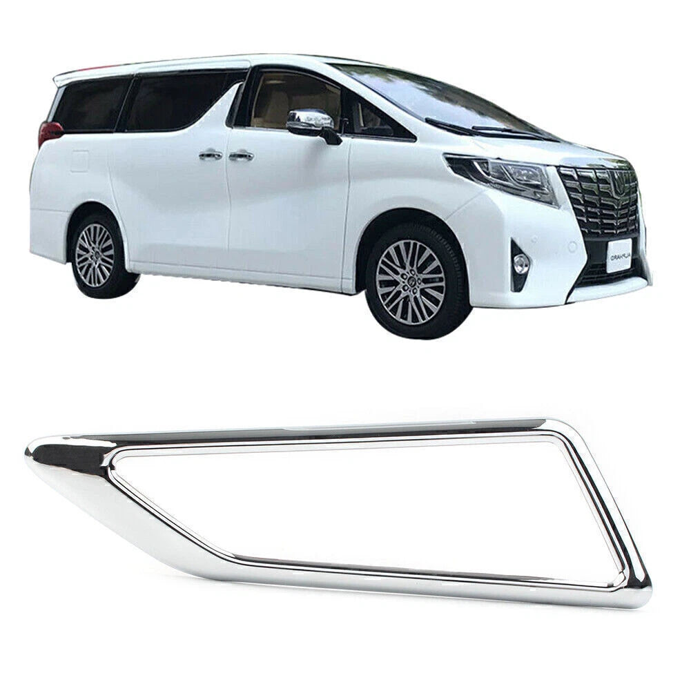 Seat Memory Lock Decorative Frame Fit Toyota Alphard Vellfire 2016-2020 Chrome