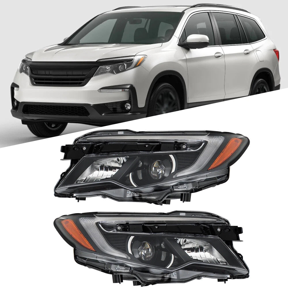 Pair LED Headlight for Honda Pilot (2016–2018) & Ridgeline (2017–2020)