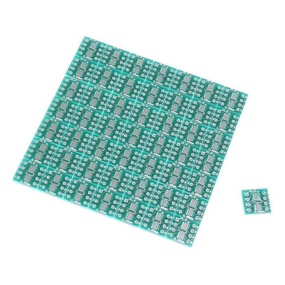 50pcs SOP8 SSOP8 TSSOP8 SMD to DIP8 Adapter PCB Board Kit
