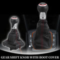 6 Speed Manual Shift Knob with Boot Cover for Audi A6 (2004–2008)