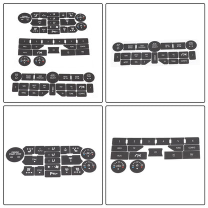 Button Repair Decals for SAAB 3rd Gen Protects Labels from Wear and Tear