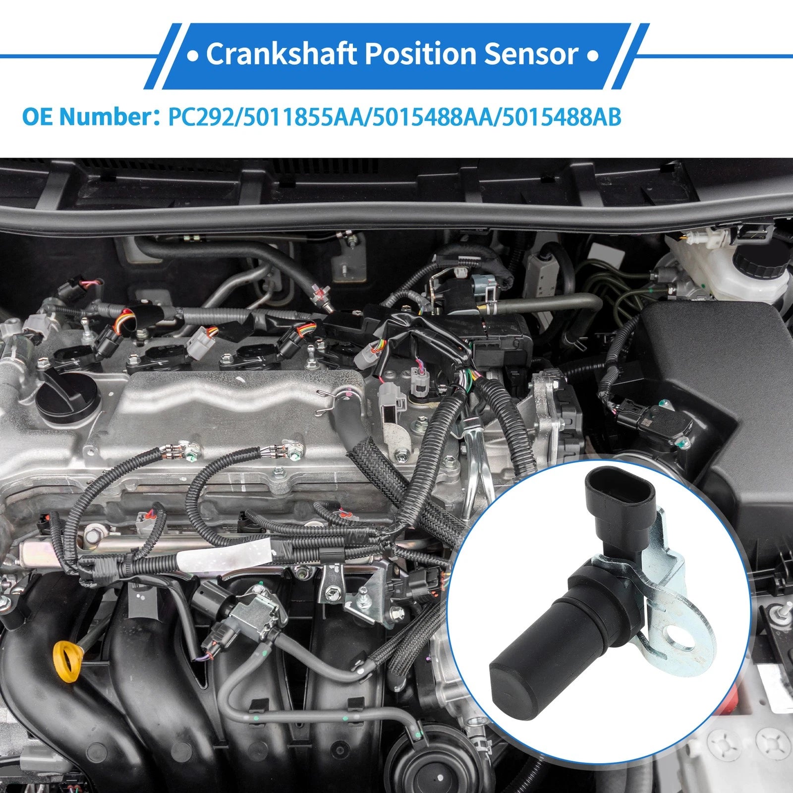 Crankshaft Position Sensor Replacement for Dodge Ram 2500 5.9L (1997–2001)