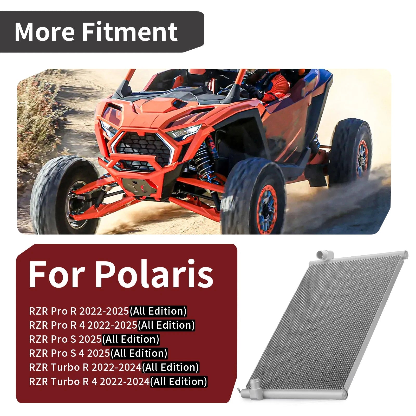 Radiator for Polaris RZR Pro S / RZR Pro S 4 (2025) 1241322