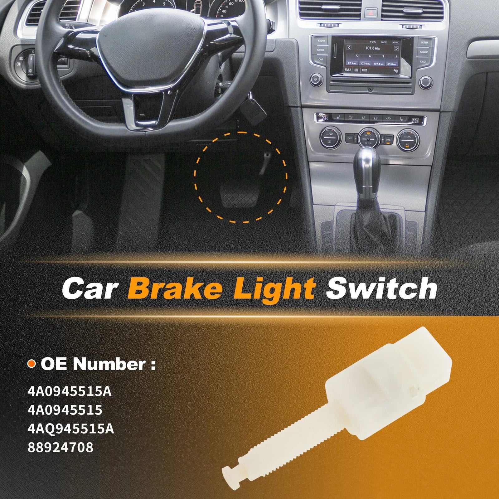 Brake Light Switch Replacement for Volkswagen Passat 1998-2001