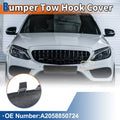 Front Tow Hook Cover Replacement for Mercedes-Benz A205 Diamond Silver (2017–2020)