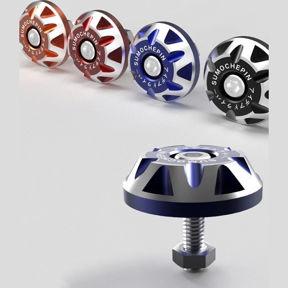 2X Aluminum Alloy License Plate Screws for Vehicles