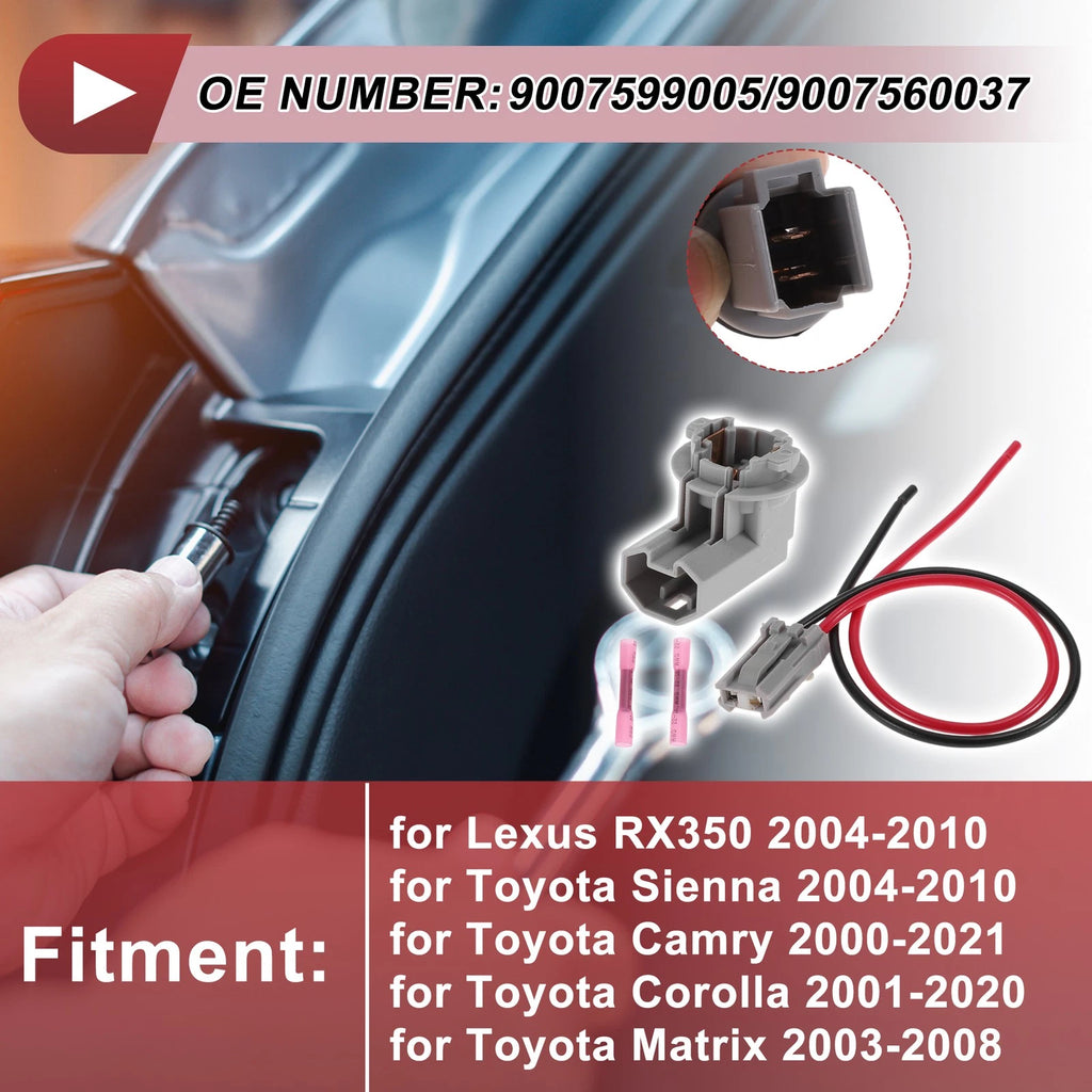 License Plate Light Socket Wiring for Lexus RX350 (2004–2010)