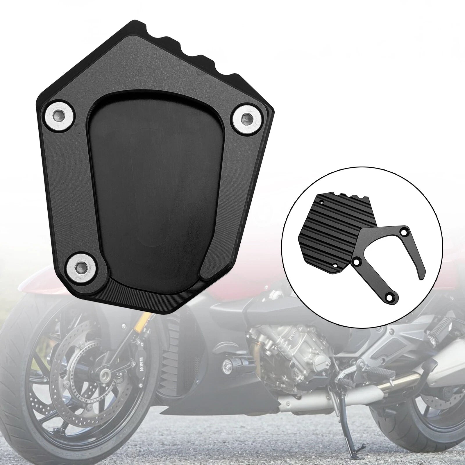 Kickstand Enlarger Plate Pad for BMW K1600 (2016–2022)