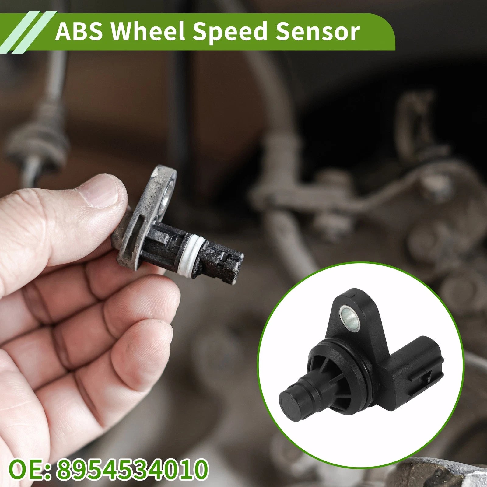 ABS Wheel Speed Sensor Rear Right Replacement for Toyota Tundra (2007–2021)