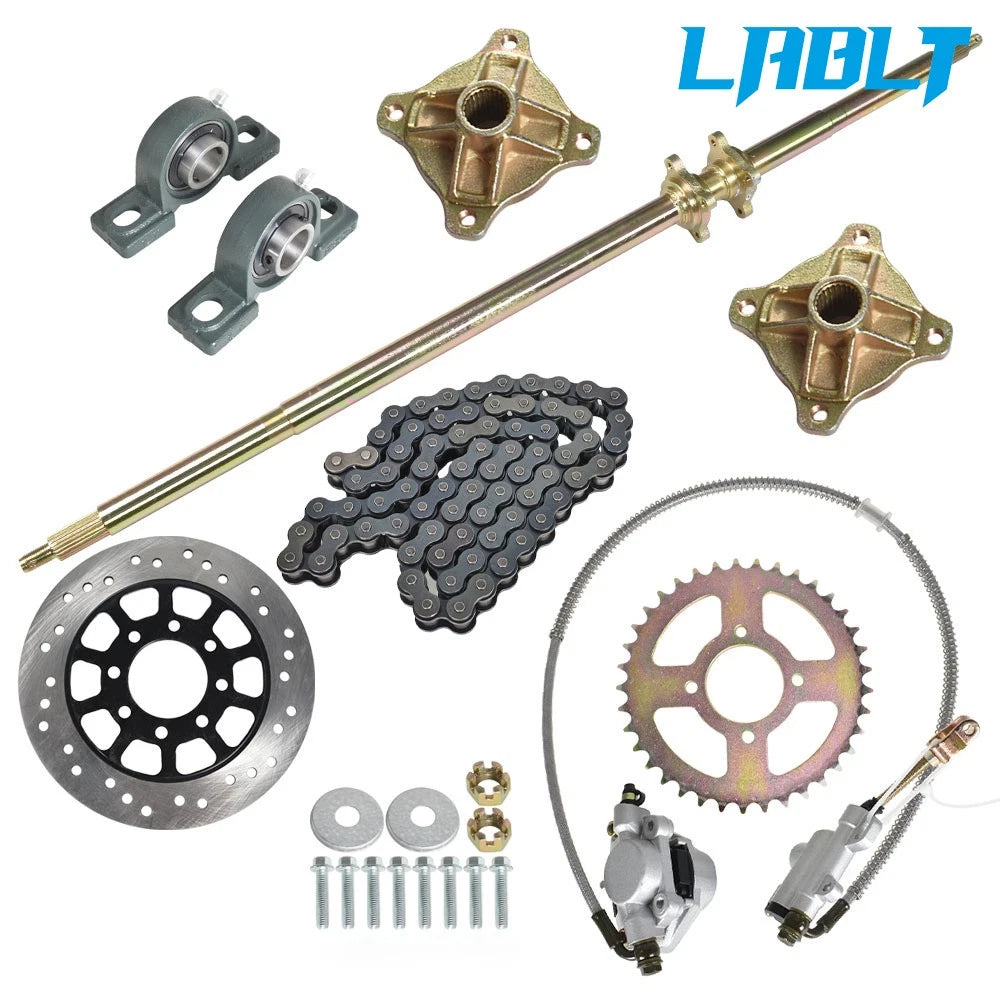 ChainDisc for Go Kart Rear Live Axle Kit (29", 32", 44")