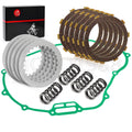 Clutch Friction Plates Kit & Gasket for Honda Sportrax 300 TRX300EX (1997–2009)