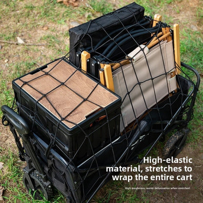 Bungee Cargo Net 120x90cm with 12 J Hooks for Vehicle Load Securing