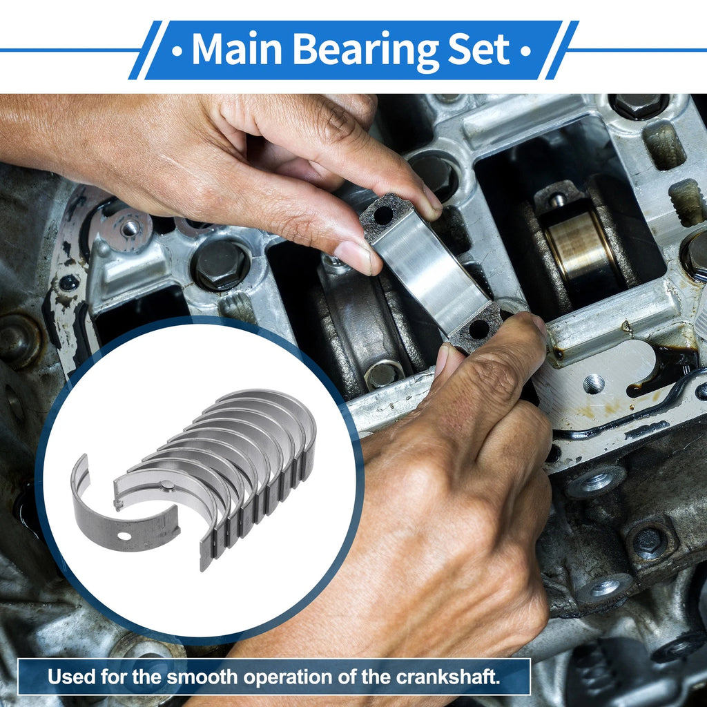 Main Bearing Set Replacement for Toyota Corolla E10 (1983–1997)