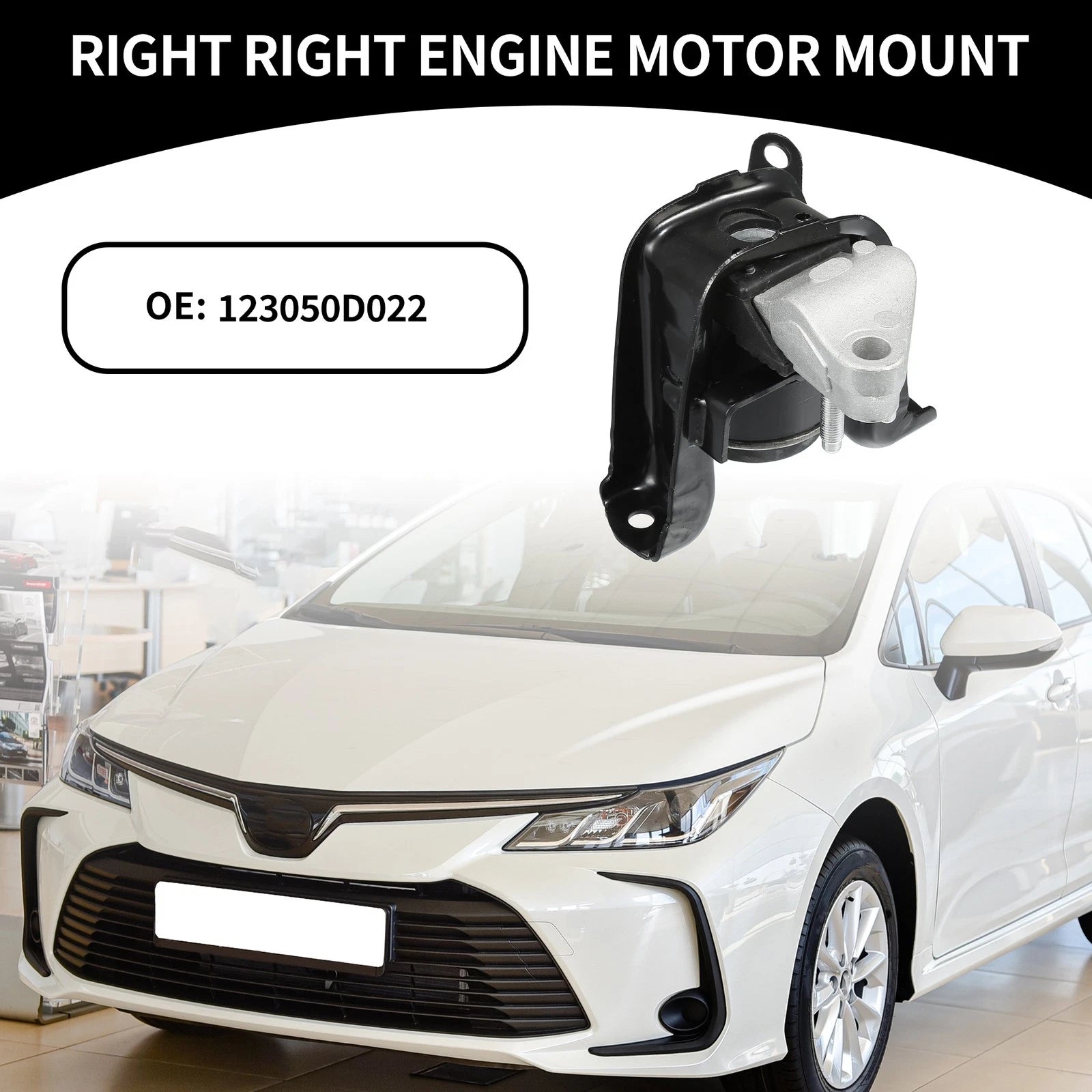 Engine Motor Mount Right Replacement for Toyota Corolla 1.8L (2004–2006)