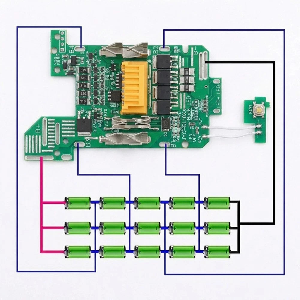 18V 5S Board BL1830 with 60A Discharge for Automotive Applications