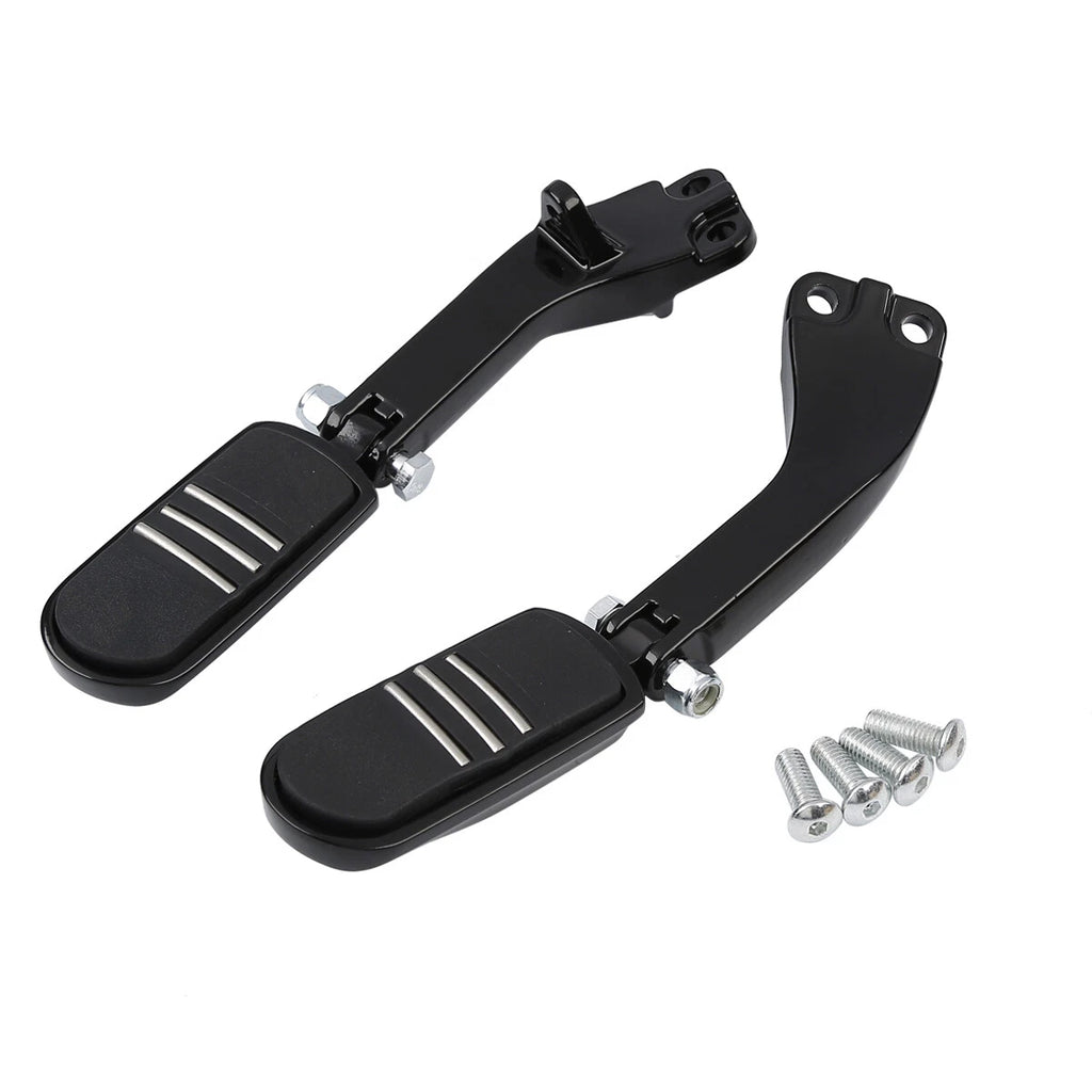 Rear Passenger Foot Peg Support Mount for Harley Dyna (2008–2017) Black