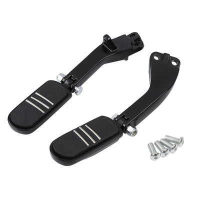 Rear Passenger Foot Peg Support Mount for Harley Dyna (2008–2017) Black