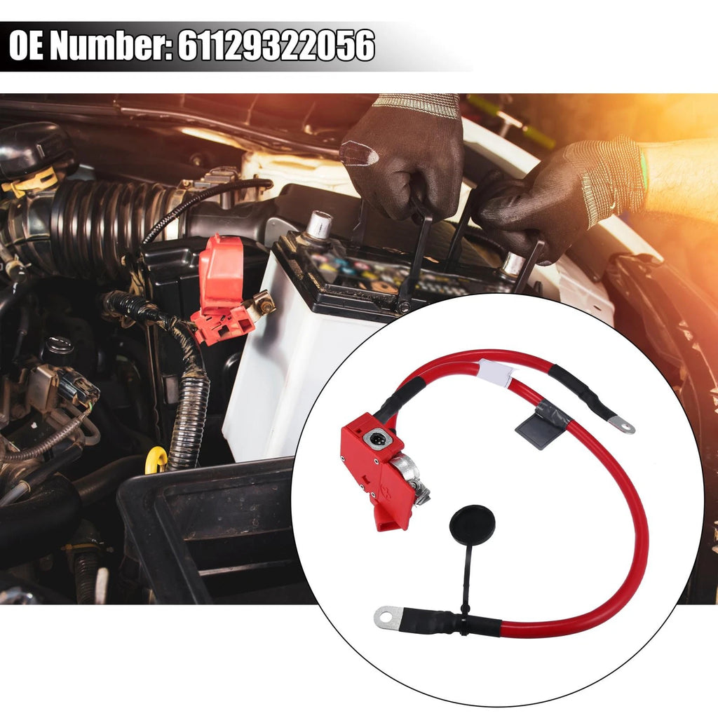 Battery Cable Positive Terminal Replacement for BMW X6 (2015–2018) Red
