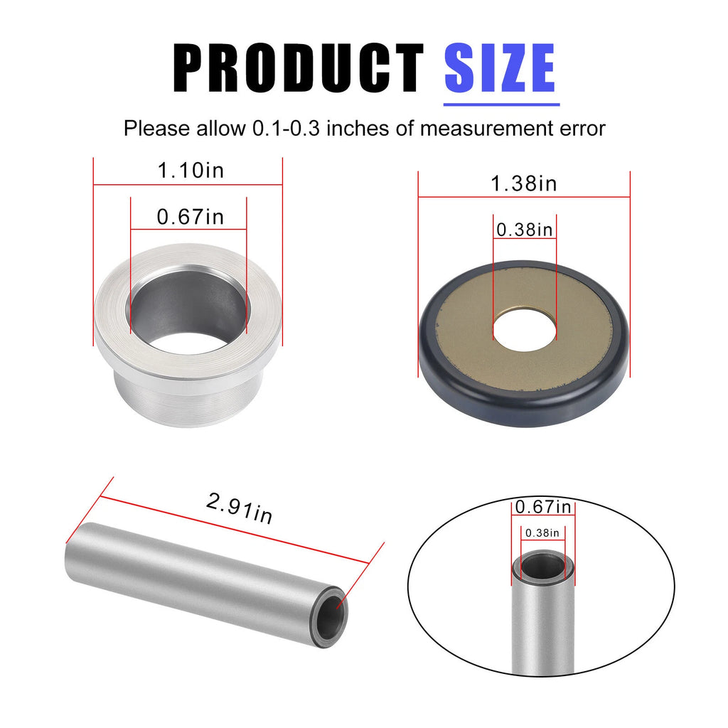 Rear Knuckle Bushing Kit for Yamaha Grizzly 350 IRS 4x4 YFM350 (2007–2011)