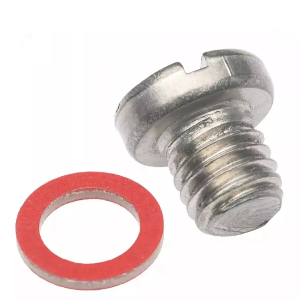 2X Slot Head Drain Fill Plug Screw & Gasket Kit for Yamaha Outboards
