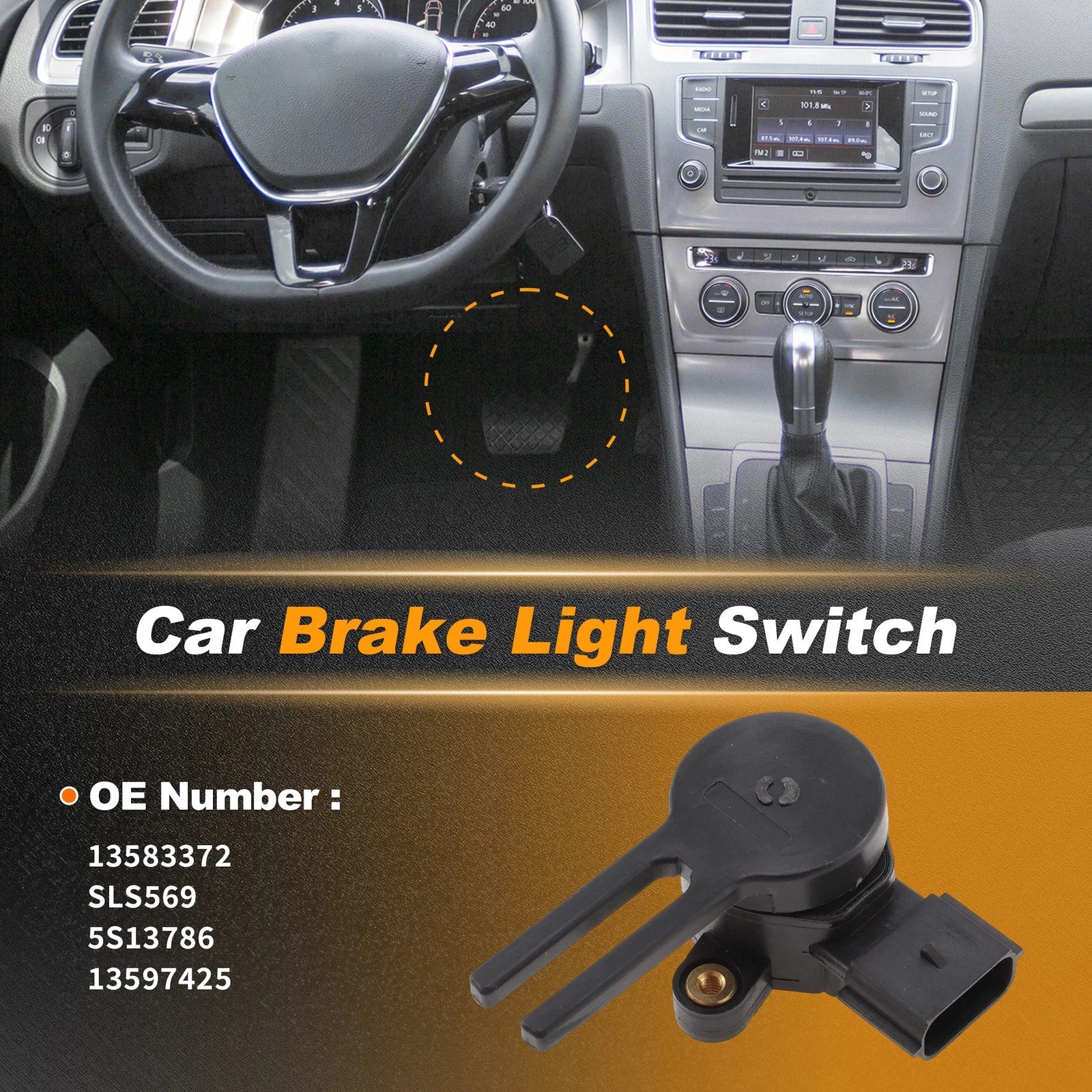 Brake Light Switch for Buick Enclave (2018–2024) OEM Replacement