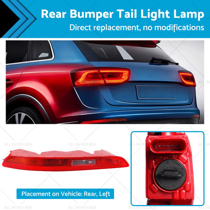 Left Rear Bumper Tail Light Lamp for Audi Q3 (2011–2015)