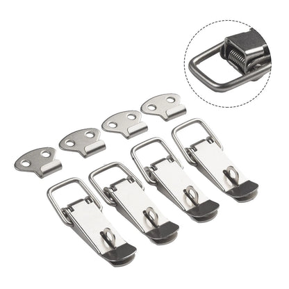 Set of 4 Silver Replacement Latches for Home Improvement (7.22.7cm)