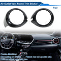 Center Console Air Vent Cover Trim Kit for Front Left and Right (2013–2018)