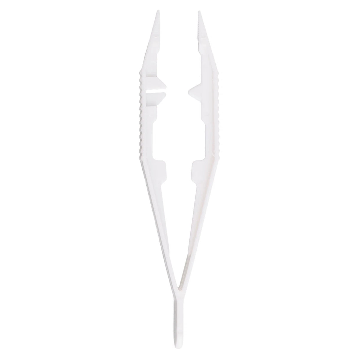Set of 4 Plastic Clip Tweezers for Crafts and Bead Collections