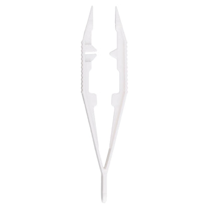 Set of 4 Plastic Clip Tweezers for Crafts and Bead Collections