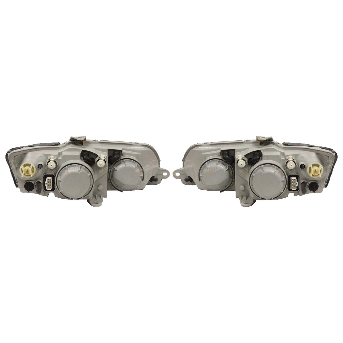 2X Black Headlights Pair for Holden Berlina Calais VY (2002–2004)