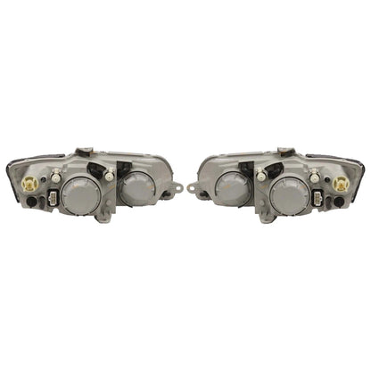 2X Black Headlights Pair for Holden Berlina Calais VY (2002–2004)