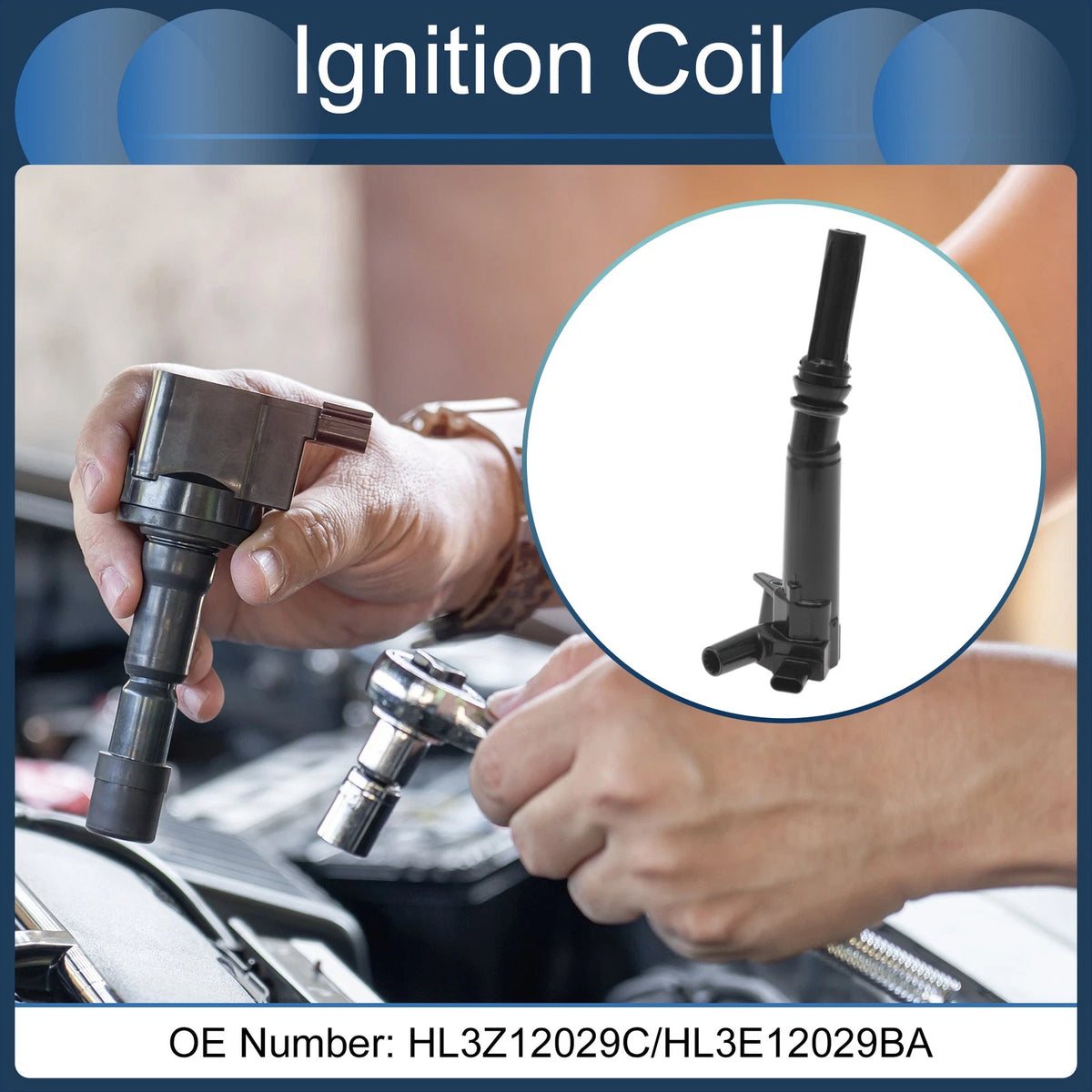 Ignition Coil Pack No.HL3Z12029C for Ford E350 Super Duty (2011–2019)