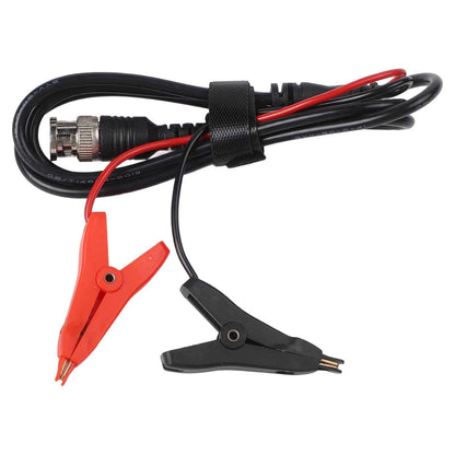 Test Cable with BNC Male & Dual Kelvin Clips for Oscilloscope (110cm)