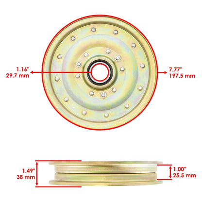 Deck Spindle and Pulley Replacement for John Deere ZTrak Z955R Z975M (2017–2022)