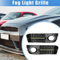 Front Bumper Grille Fog Light Pair with LED for Audi A4 B8 (2009–2011)