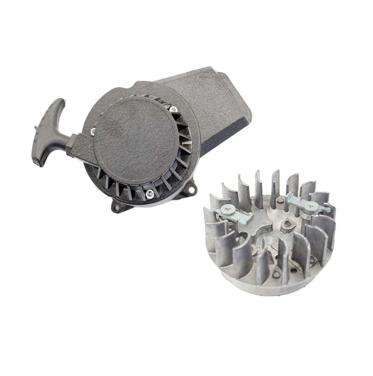 Pull Start Starter & Flywheel for 50cc Mini Dirt ATV Quad (49-50)