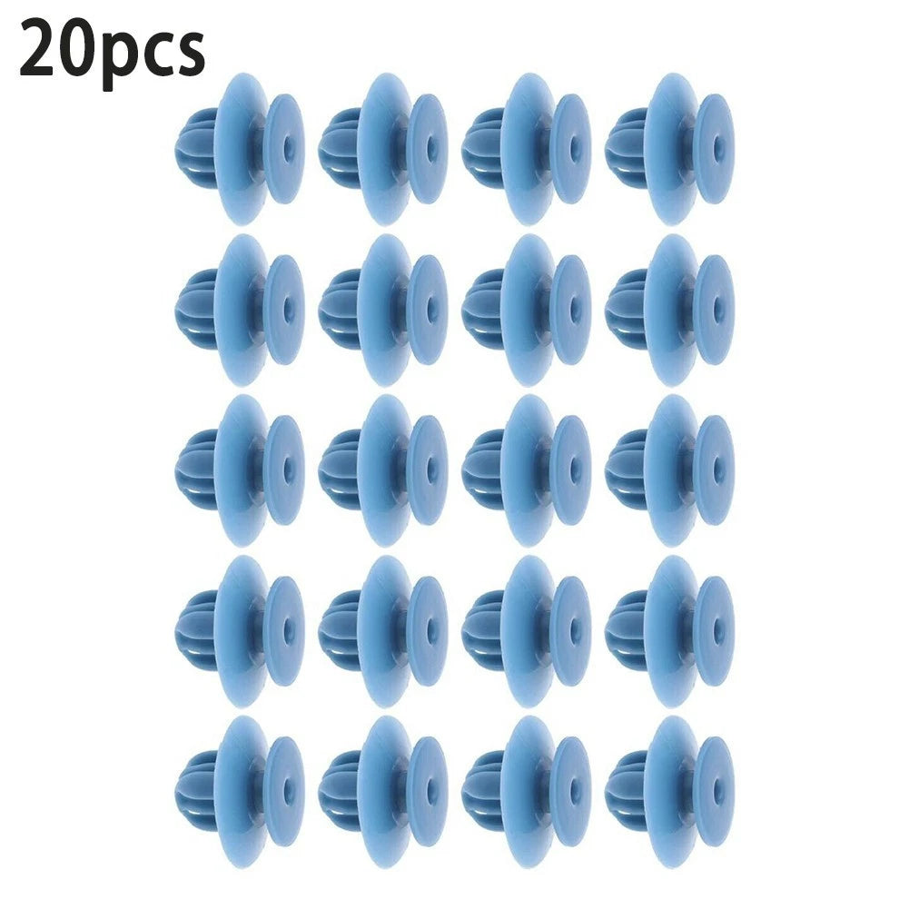20x Blue Plastic Clips for Mitsubishi L200 (MU000977)