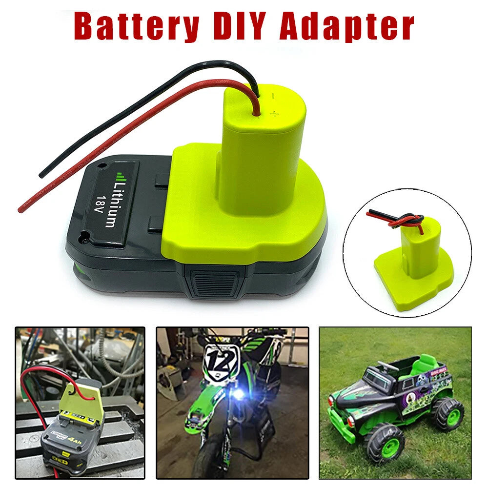 Power Adapter for Ryobi One+ 18V Battery (Compatible with )