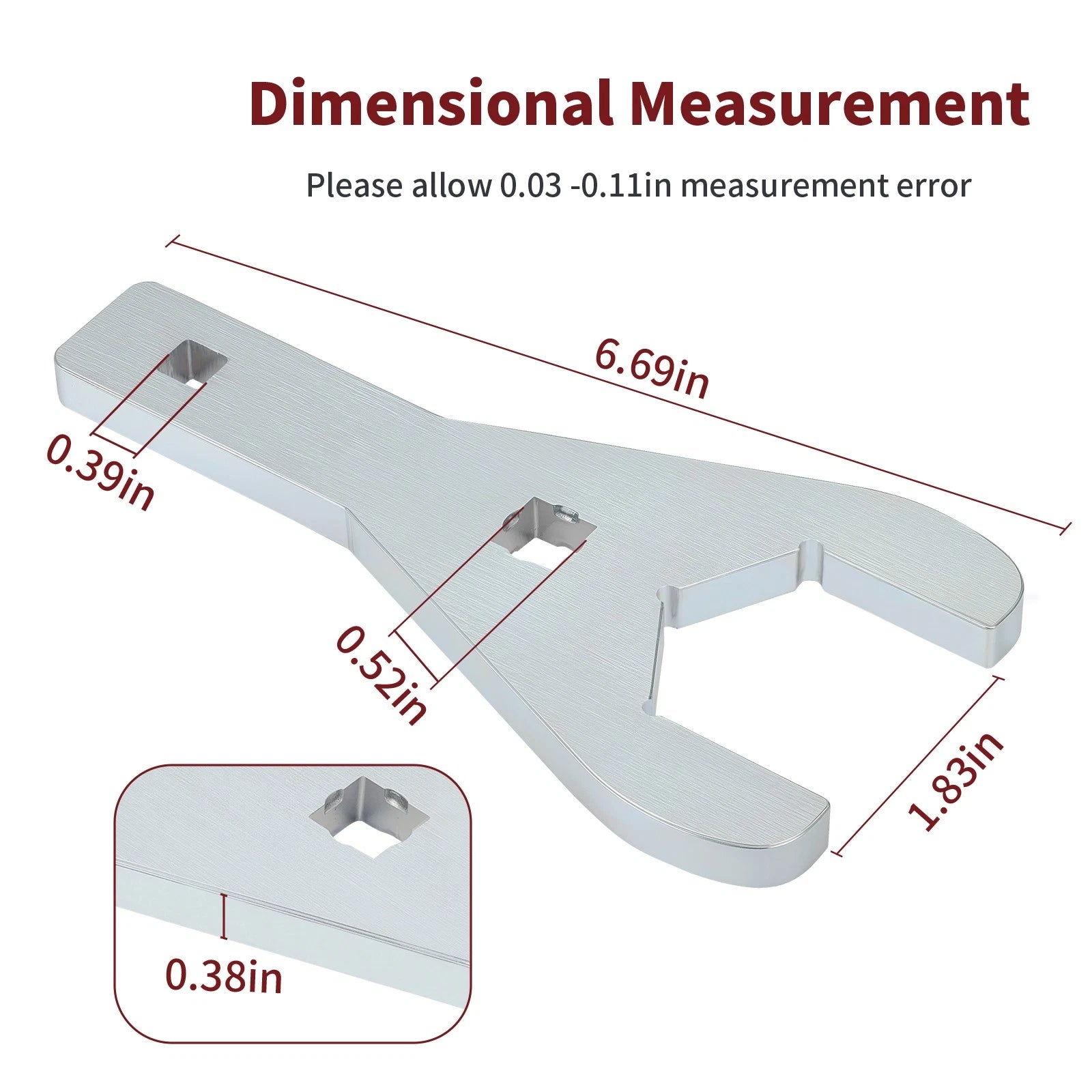 46mm Rear Axle Nut Wrench Tool for Yamaha Raptor YFM 125 250 350 700 700R YFZ450