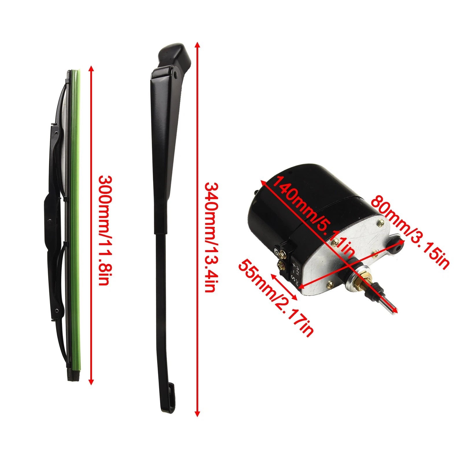 Windscreen Wiper Motor for Jeep (12V)