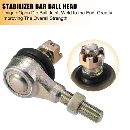 Set of 2 Steering Tie Rod Ball Joints for 50cc ATV