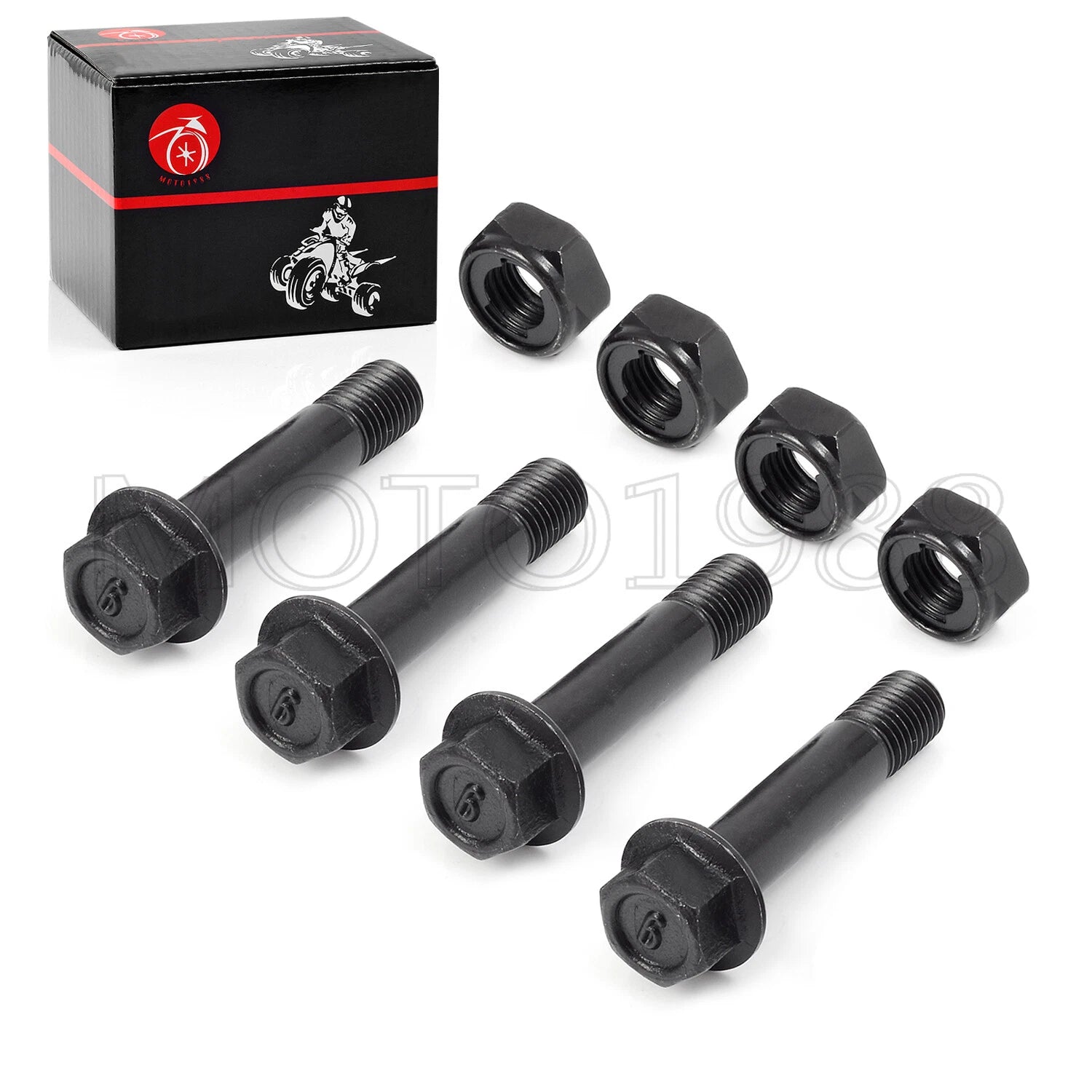 4X Front Shock Absorber Bolt and Nut for Yamaha YFZ450 (2004–2013) 90185-10012-00