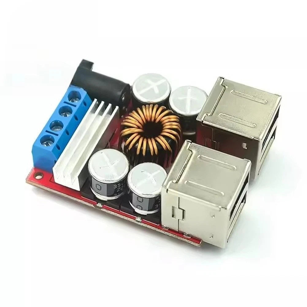 8V-35V Step Down Converter 8A Power Module with 4 USB Ports