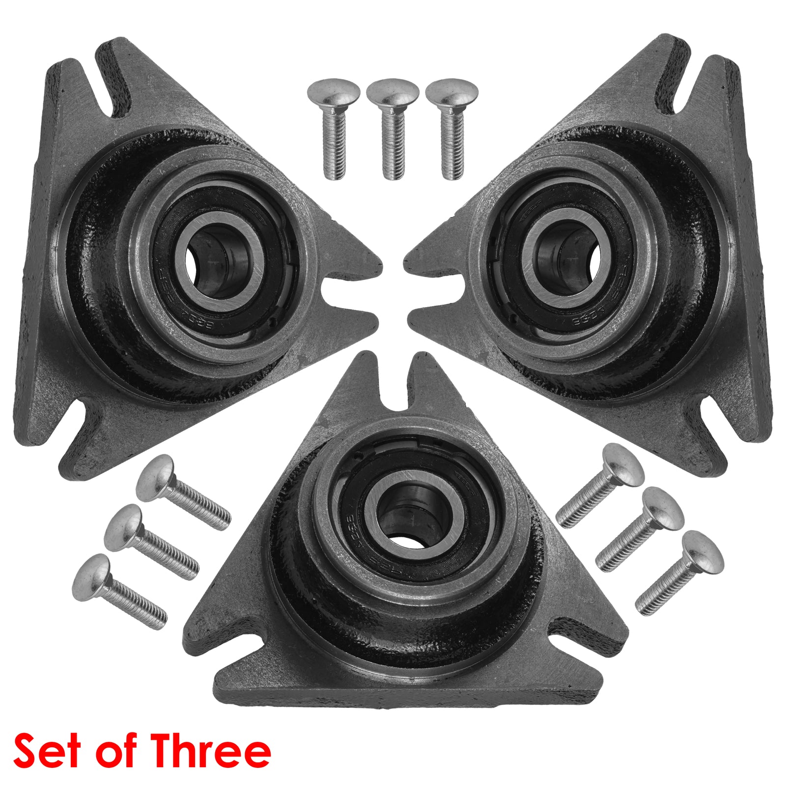 Blade Spindle Hub 3 Pack Replacement for John Deere (2005–2015)