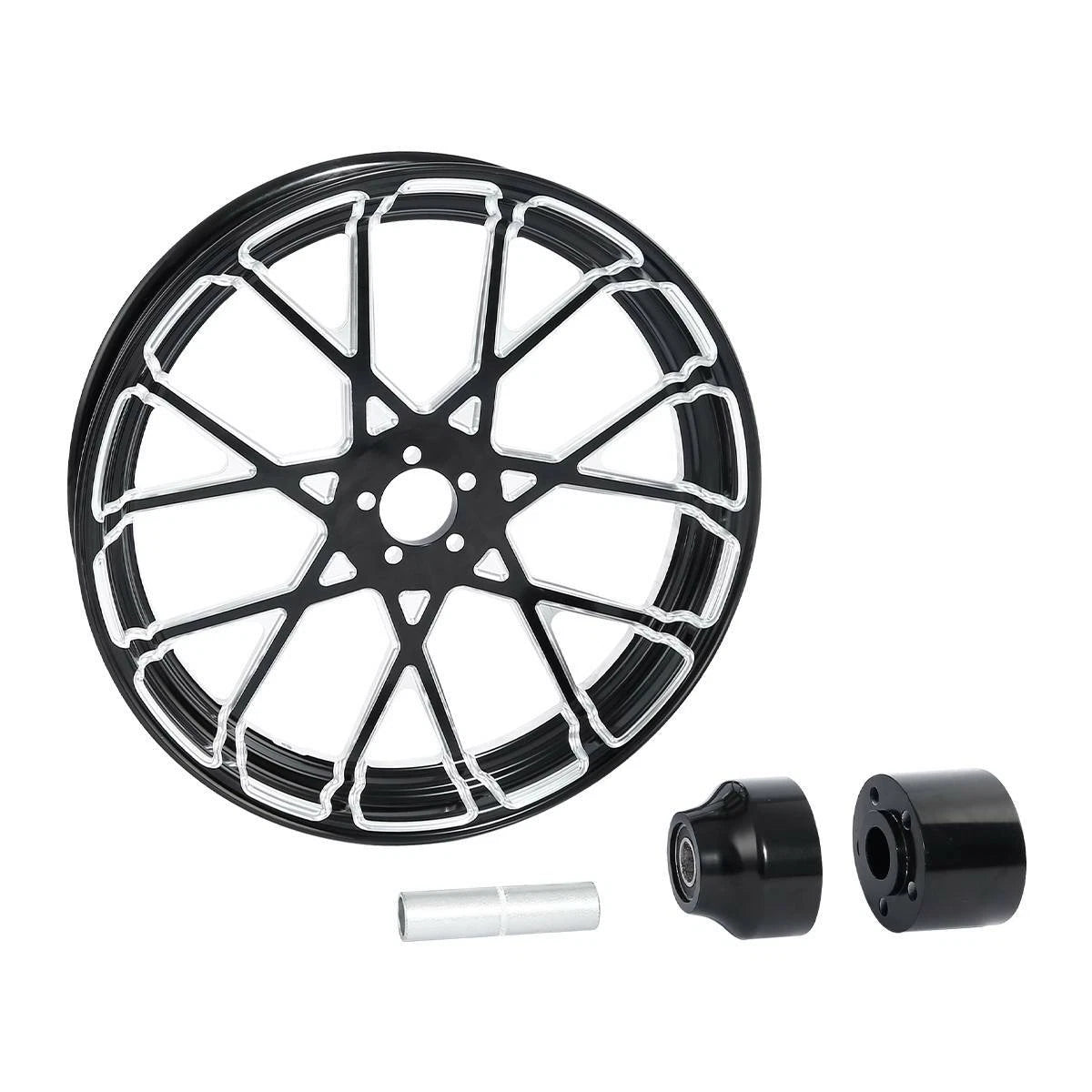 18" CNC Front Wheel Rim Hub for Harley Road King Glide (1997–2021)
