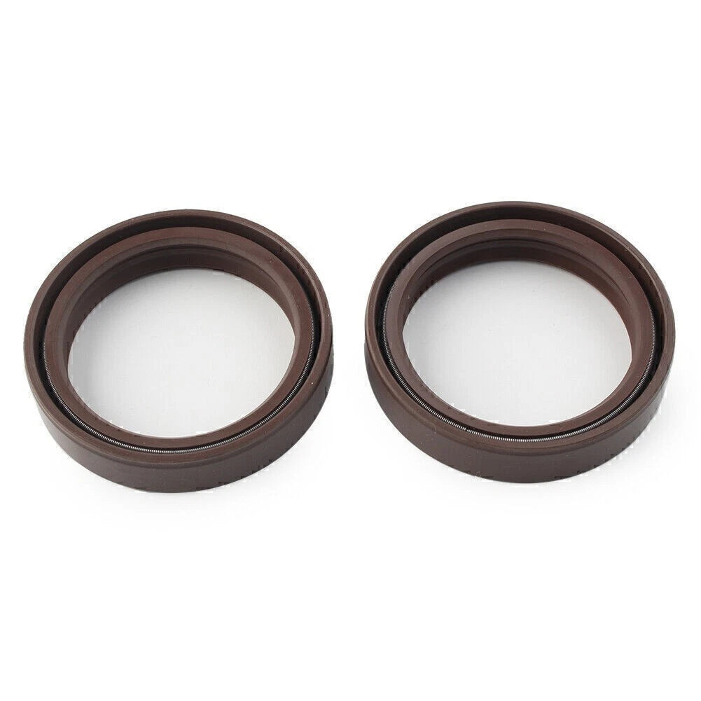 2X Front Fork Damper Shock Absorber Oil Seal for Motorcycle (43X54-11MM)