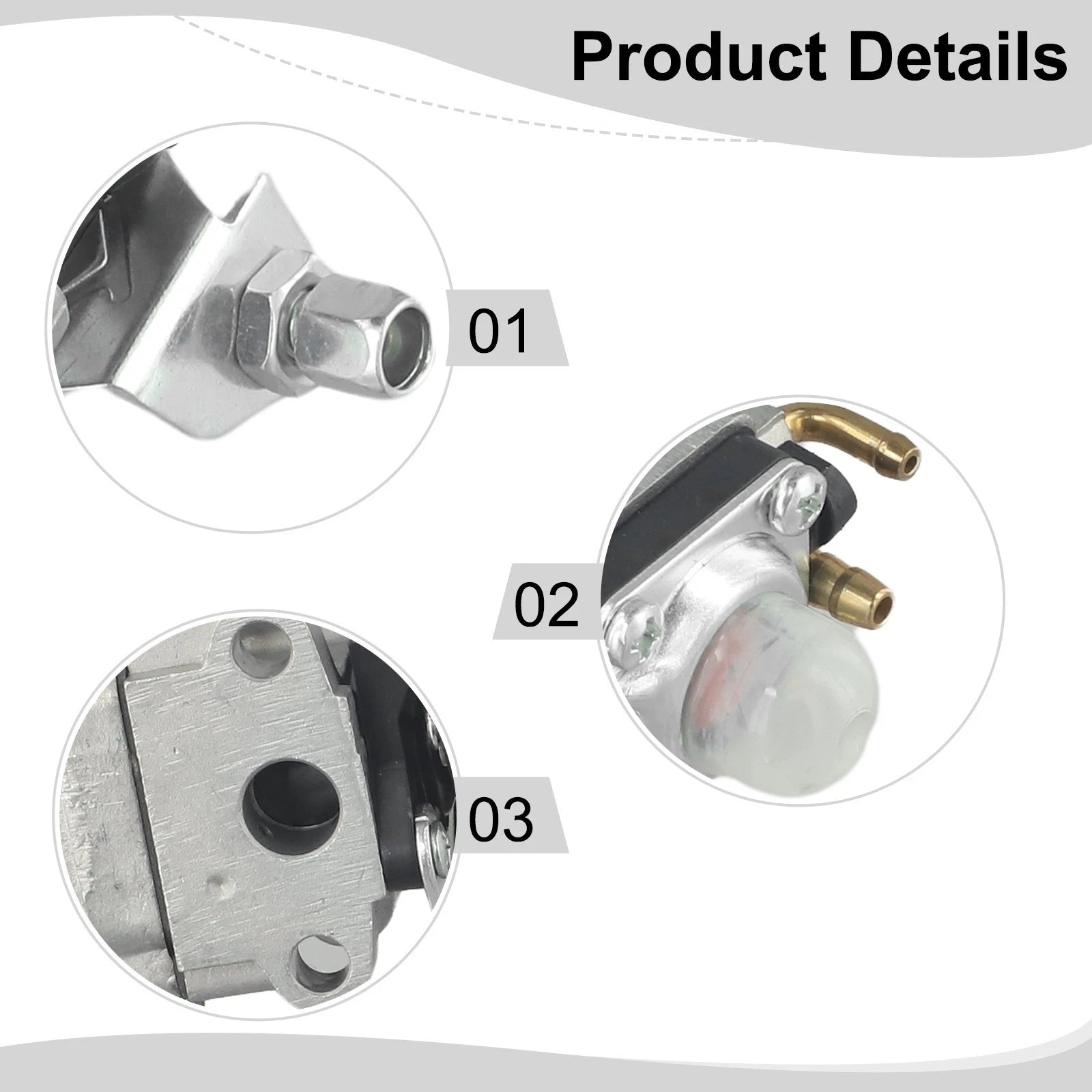 Carburettor for Brushcutter Hedge Trimmer Chainsaw 9mm