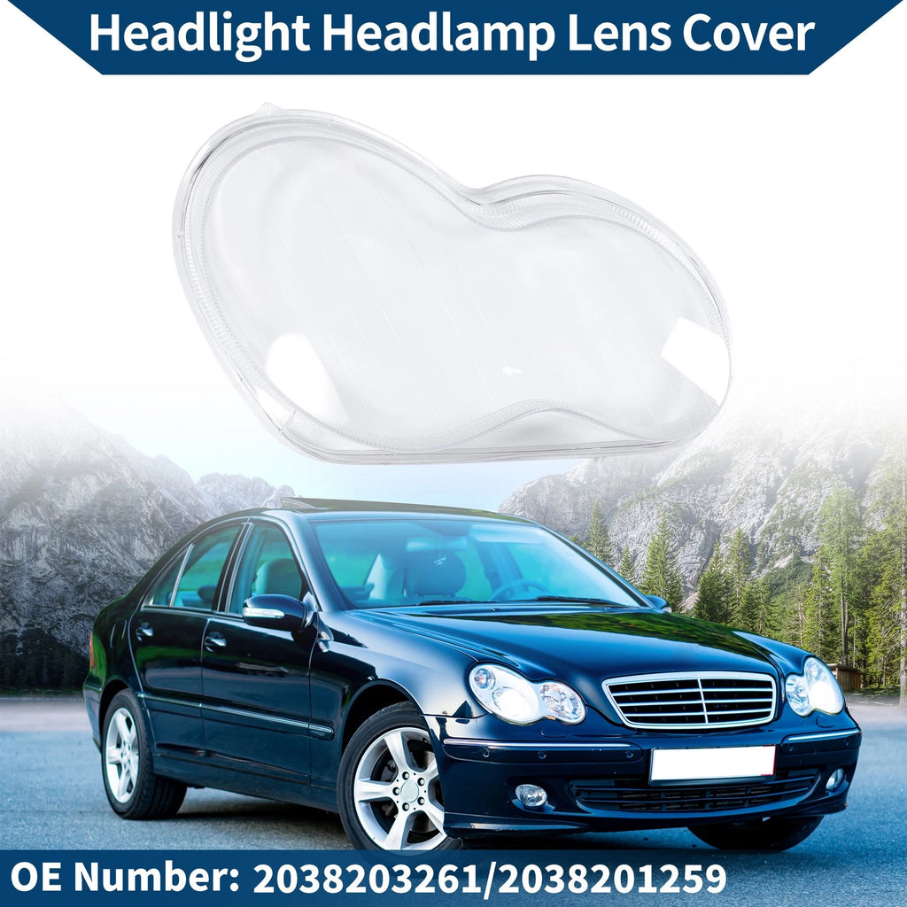 Front Right Headlight Lens Cover Replacement for Mercedes-Benz (2005–2015)